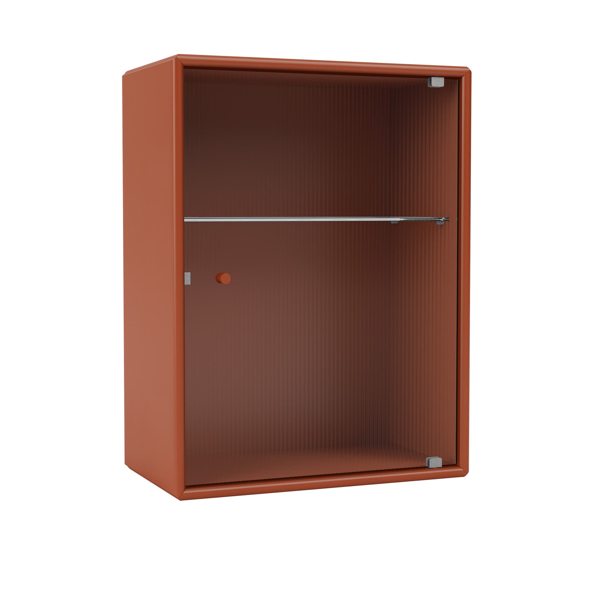 Montana - Ripple – Bathroom Cabinet 162-Hokkaido 04 Suspension Rails - Oppbevaringsskap - Peter J. Lassen - Rød - Tre