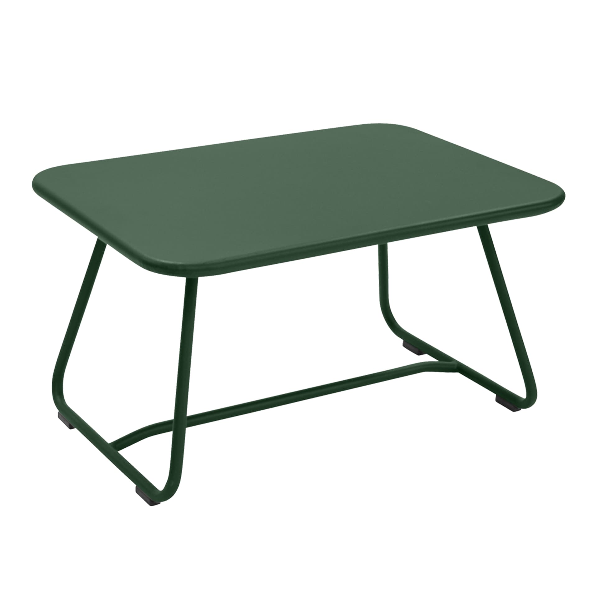 Fermob - Sixties Low Table, Cedar Green - Utendørs småbord & sidebord - Frédéric Sofia - Grønn - Metall