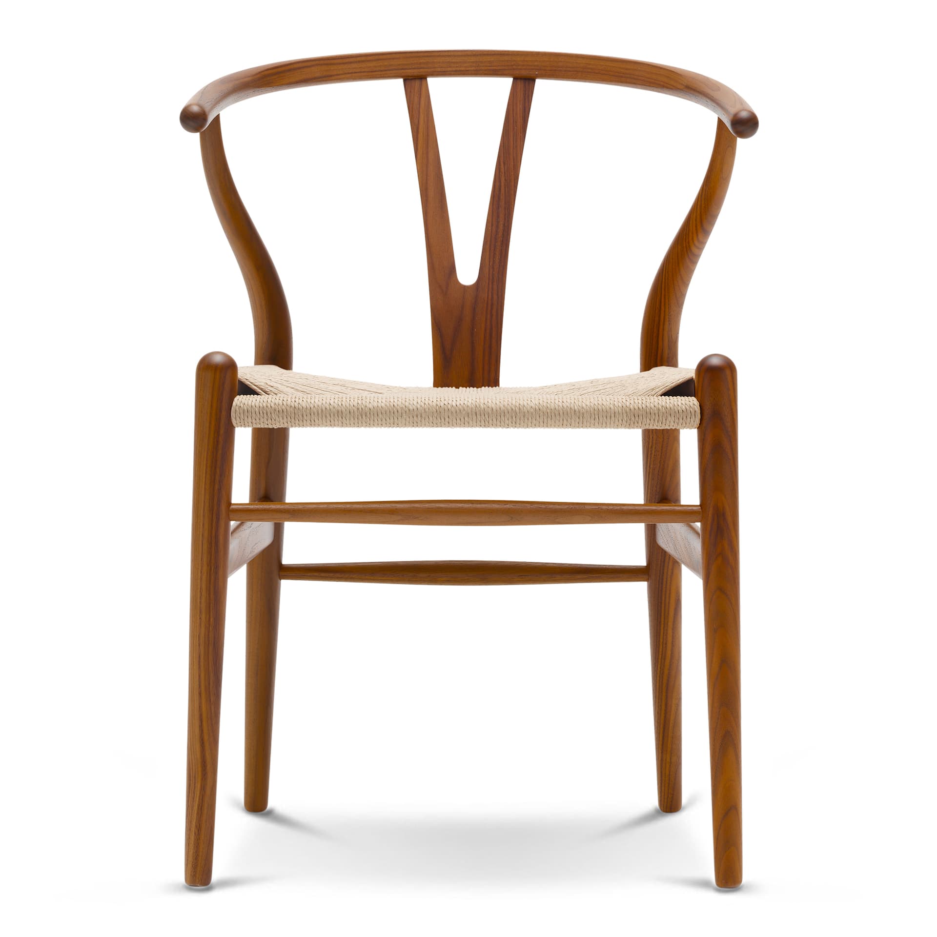 Carl Hansen - CH24 Y-Stolen Valnöt/ Snöre Natur Lackad - Spisestoler - Hans J. Wegner - Tre farget - Papir/Tre
