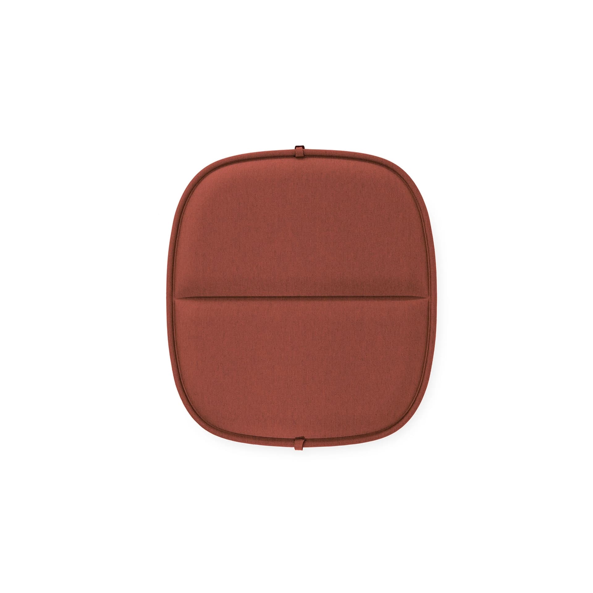 Kartell - Hiray Armchair Cushion Mattone Brick Red - Dyner & puter - Ludovica + Roberto Palomba - Brun - Tekstilmateriale/Plast