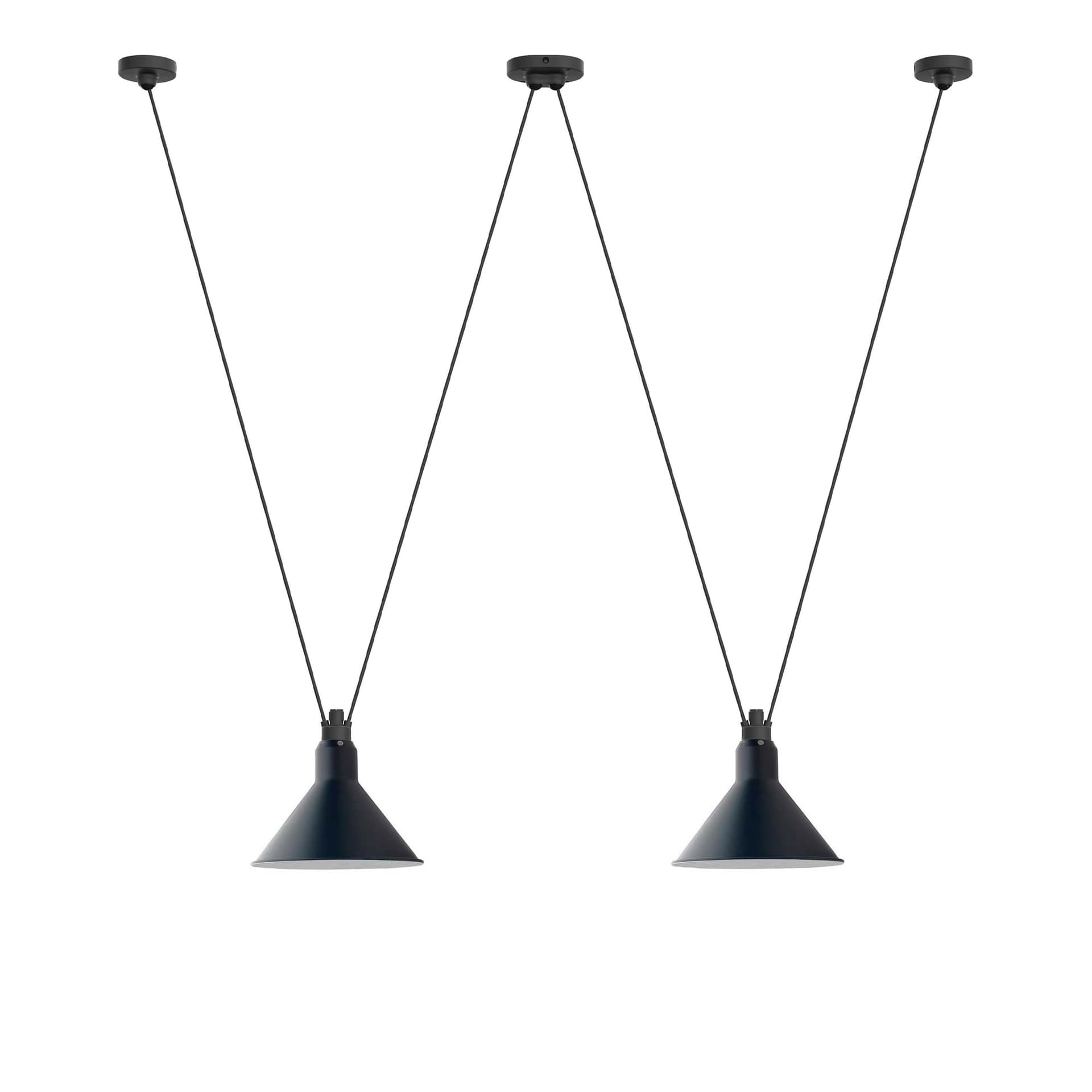 DCWéditions - Les Acrobates De Gras 324 L Conic Blue - Pendellamper - Bernard-Albin Gras - Blå