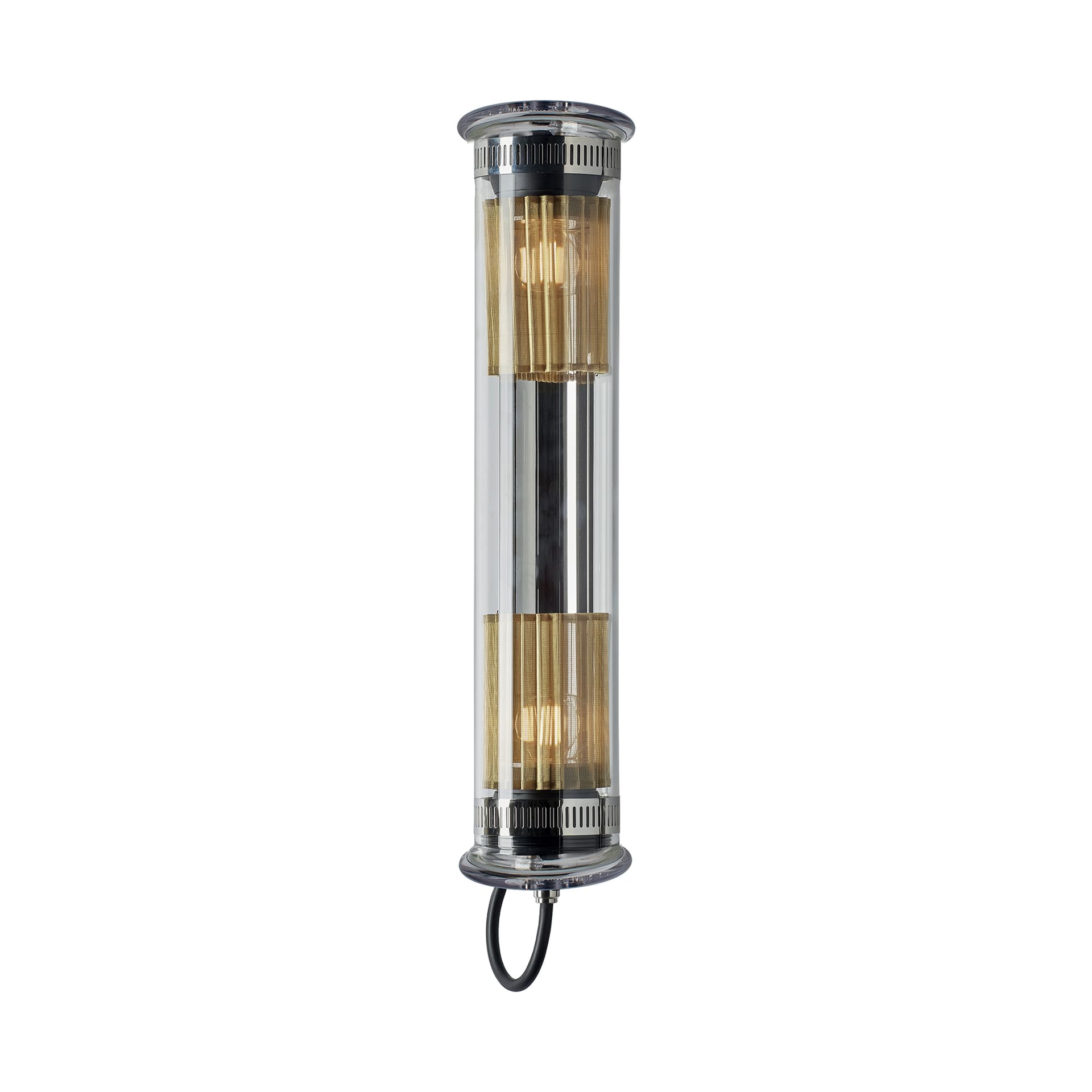 DCWéditions - In The Tube 100-500, Transparent Stopper, Silver/Gold - Vegglamper - Dominique Perrault,Gaëlle Lauriot - Sølv - Glass/Metall