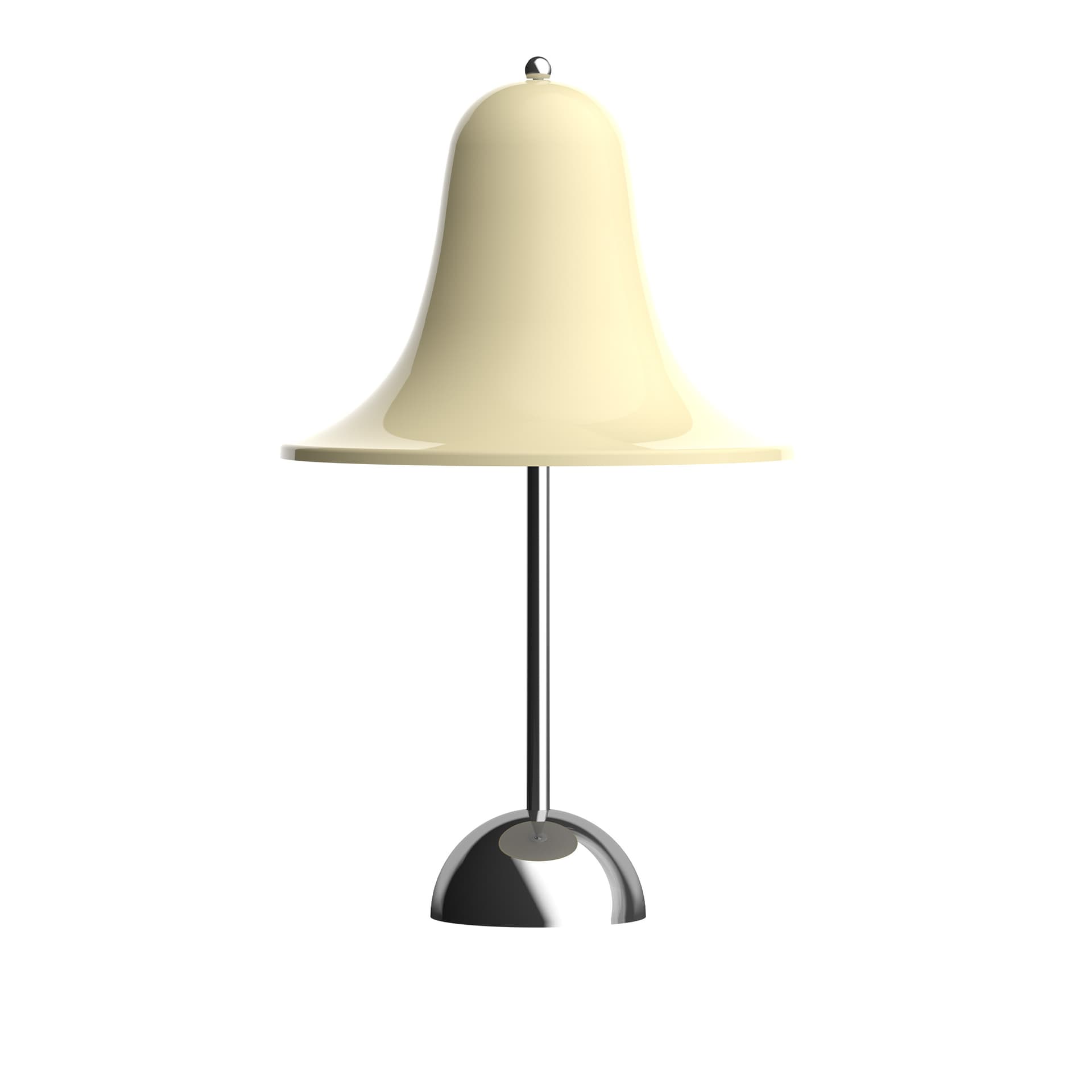 Verpan - Pantop batteridrevet bordlampe kremhvit