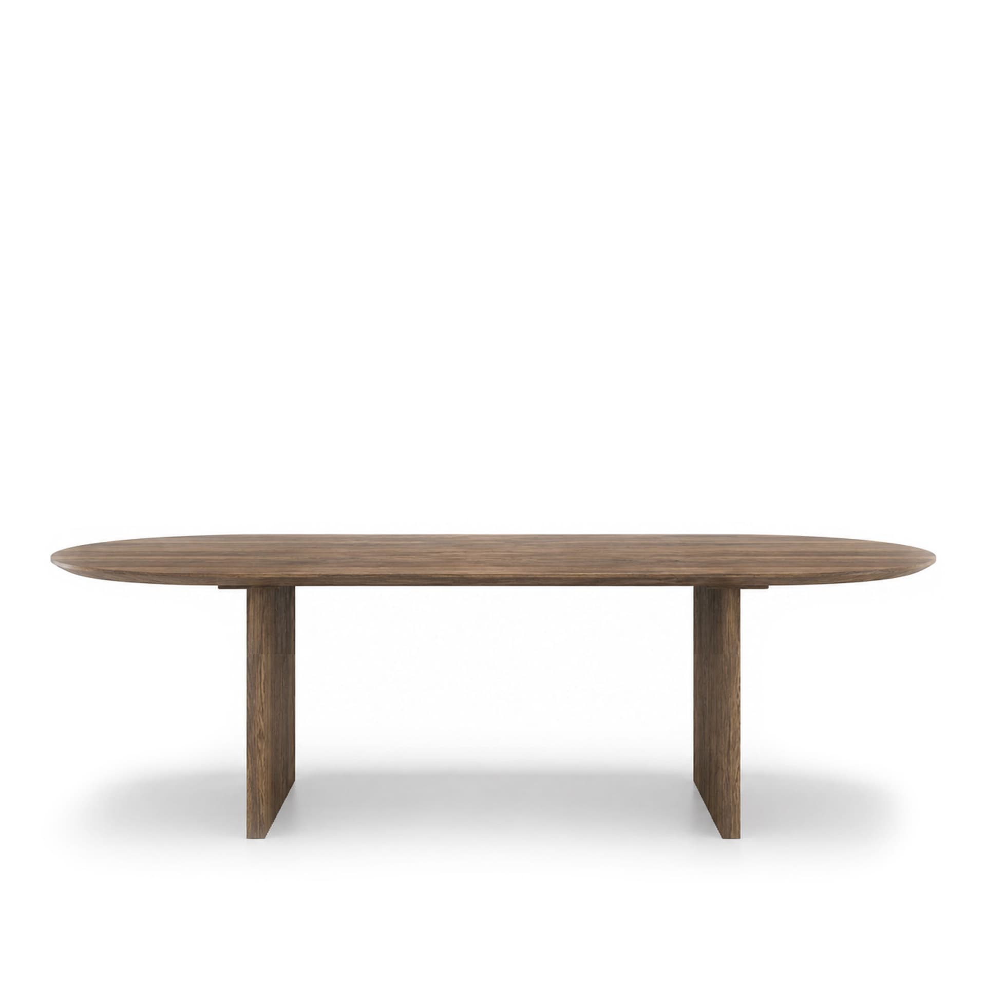 Dk3 - Ten Table Oval L200 x W95 x H72 cm  Max 2 extension leaves Smoked oak - oil - Spisebord - Christian Troels and Jacob Plejdrup - Brun - Tre