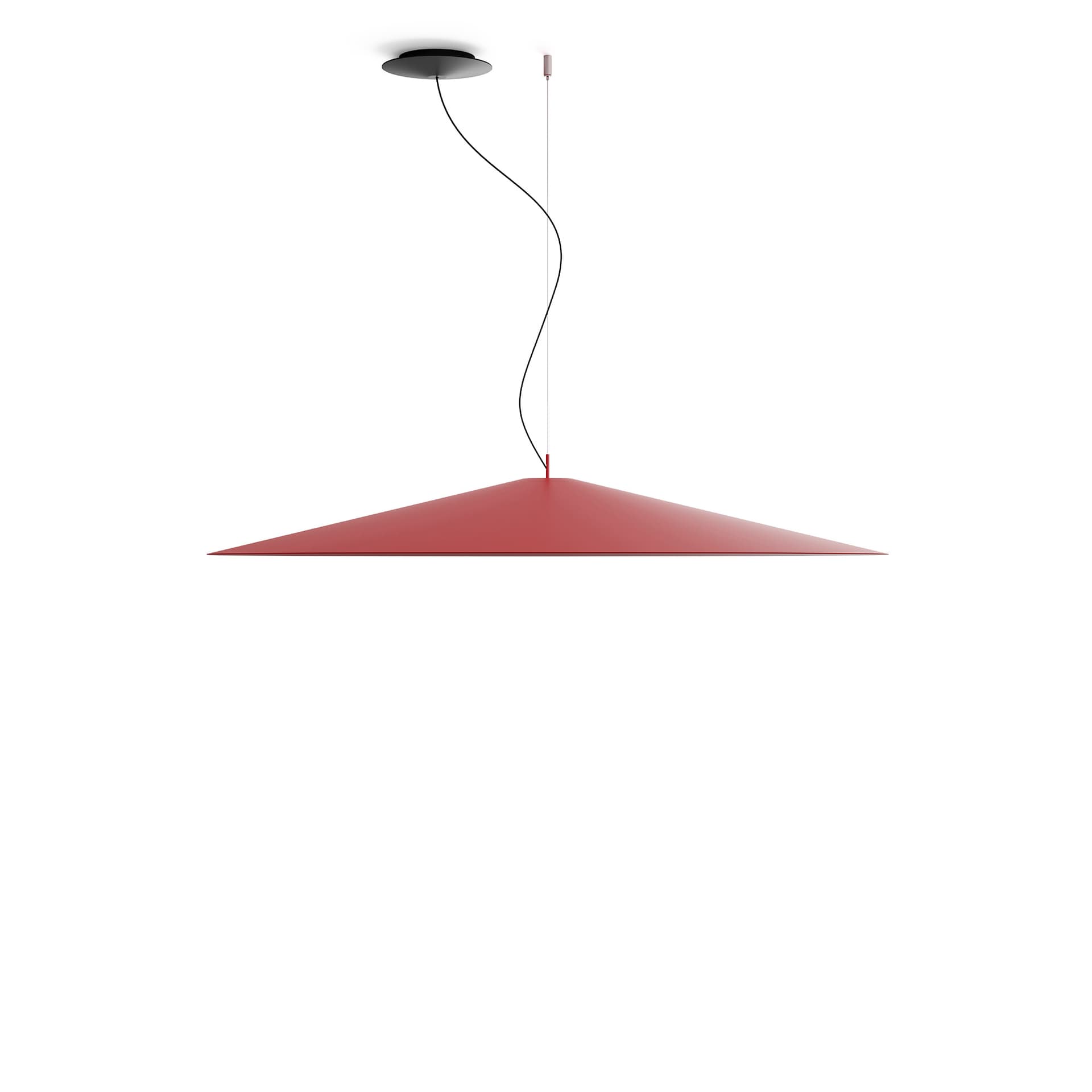 Luceplan - Koinè Pendellampa Ø110 cm - Red - Pendellamper - Mandalaki Studio - Rød