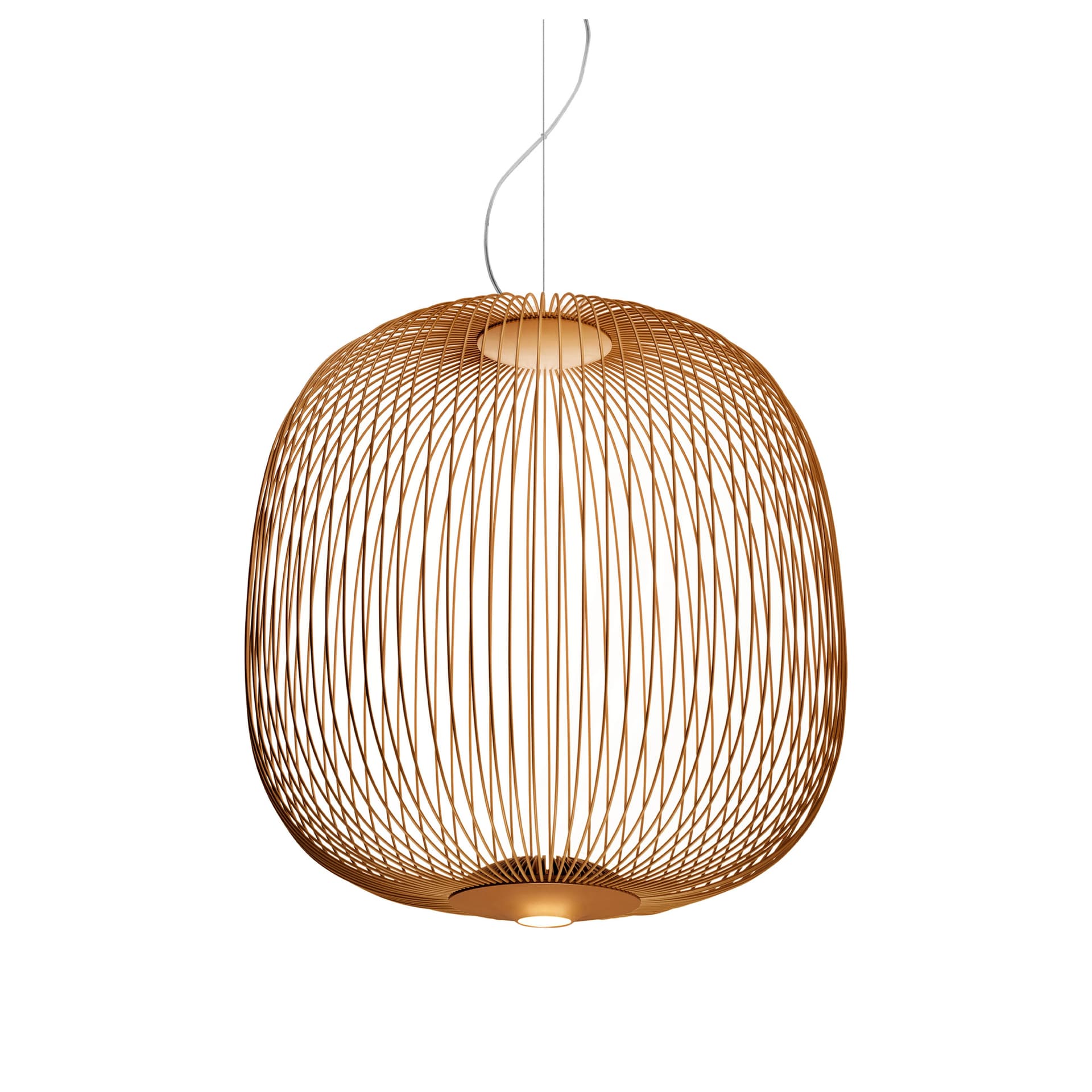 Foscarini - Spokes 2 LED Pendel Dimmbar Kobber