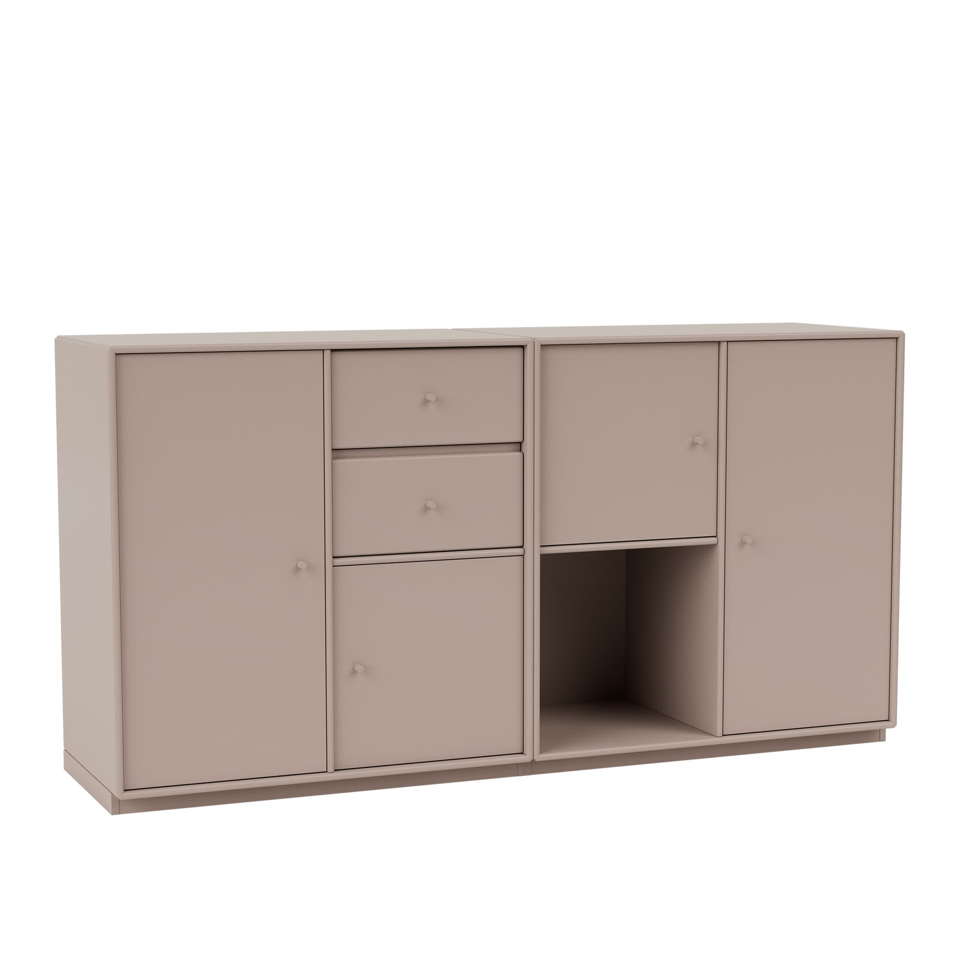 Montana - Couple Sideboard, Plinth H3 cm - Mushroom - Sideboards - Peter J. Lassen - Beige