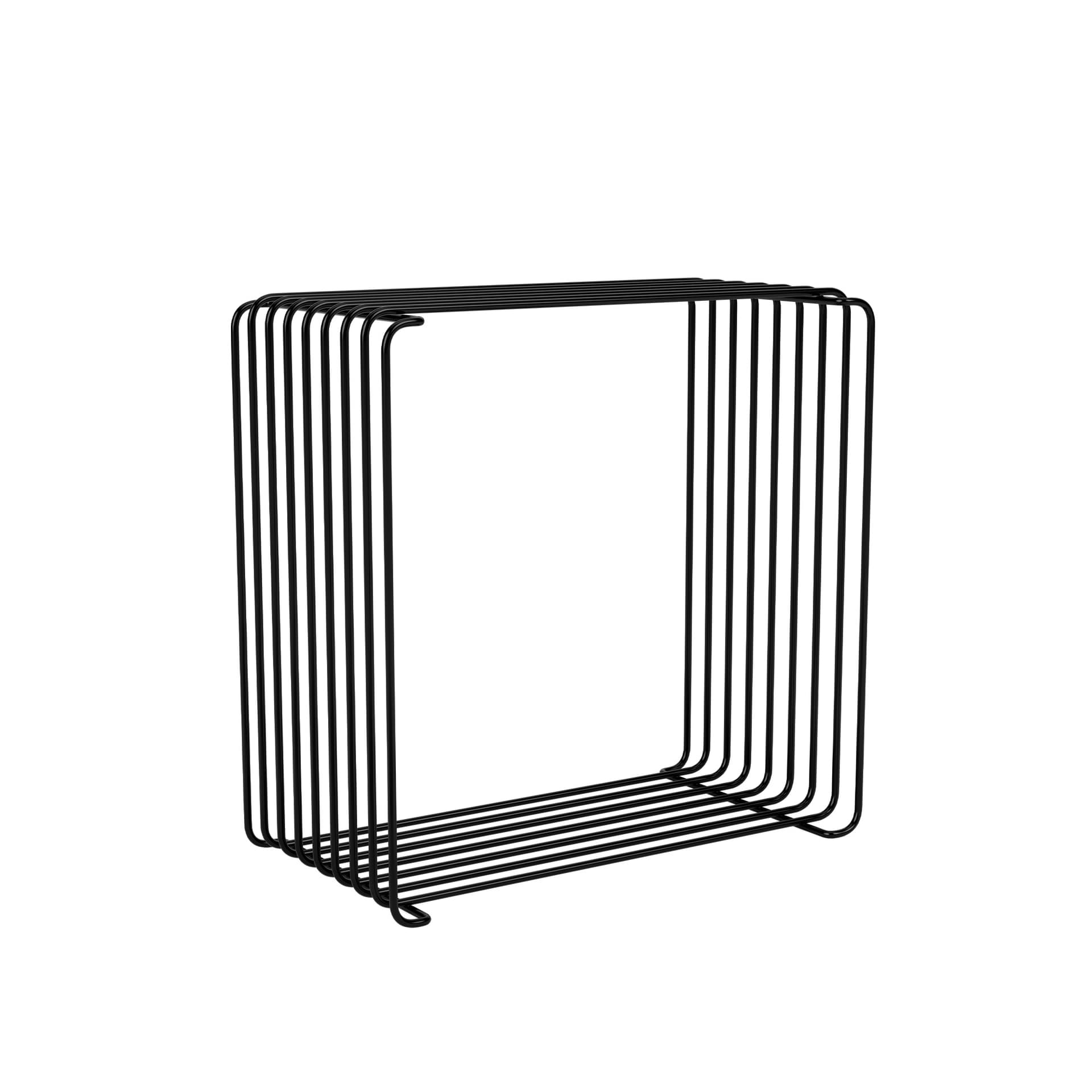 Montana Panton Wire Single hylle 34,8x34,8x18,8 cm Black