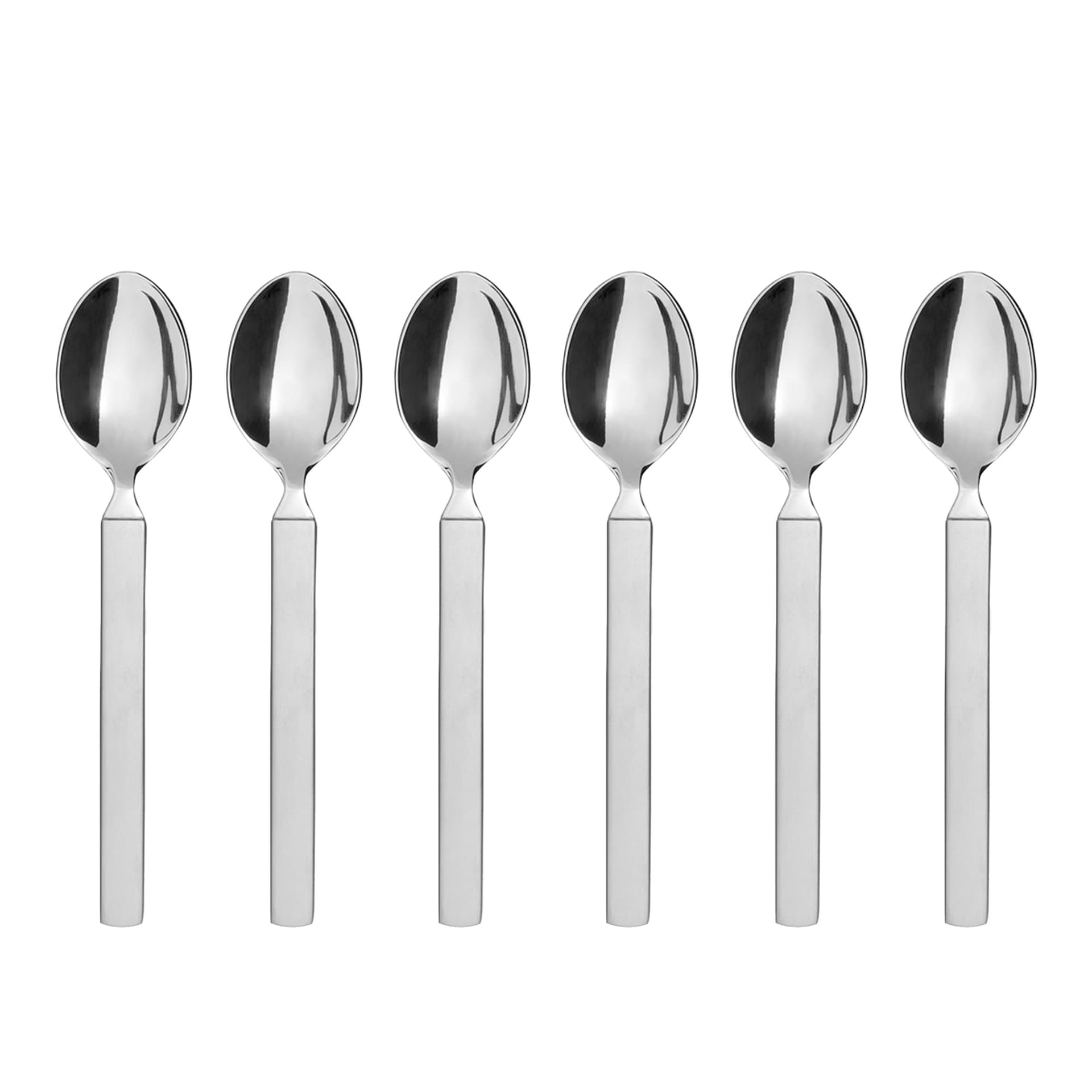 Alessi - DRY COFFEE SPOON Set of 6 - Skjeer - Achille Castiglioni