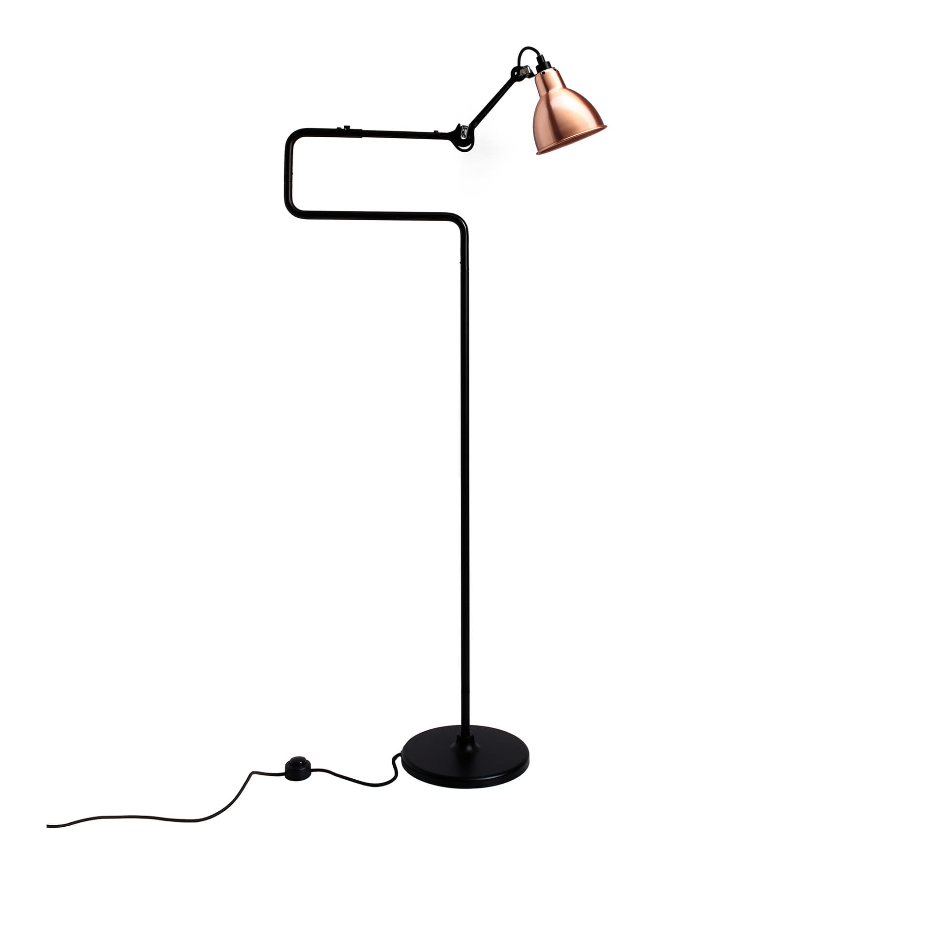 DCWéditions - Lampe Gras No411 - Round, Koppar - Leselamper - Bernard-Albin Gras - Kobber
