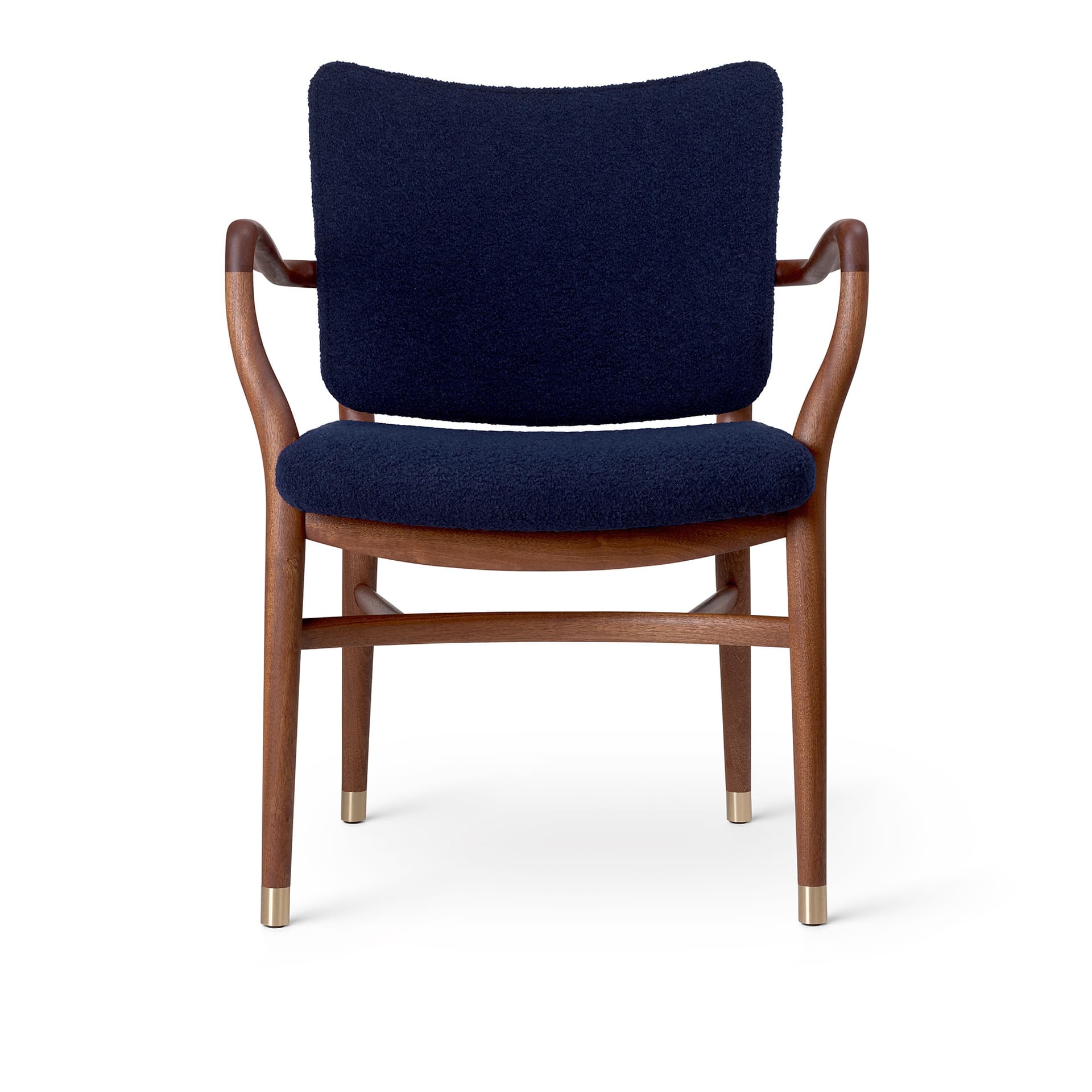Carl Hansen - VLA61 Armchair Mahogany Oil Baru 0780 - Spisestoler - Vilhelm Lauritzen - Tre farget - Tre