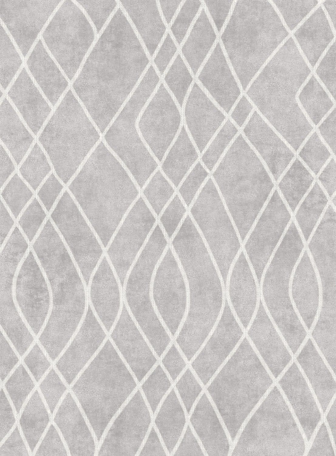 Wilton-teppe - Rosetta (grå) (Størrelse: 130 x 190 cm)