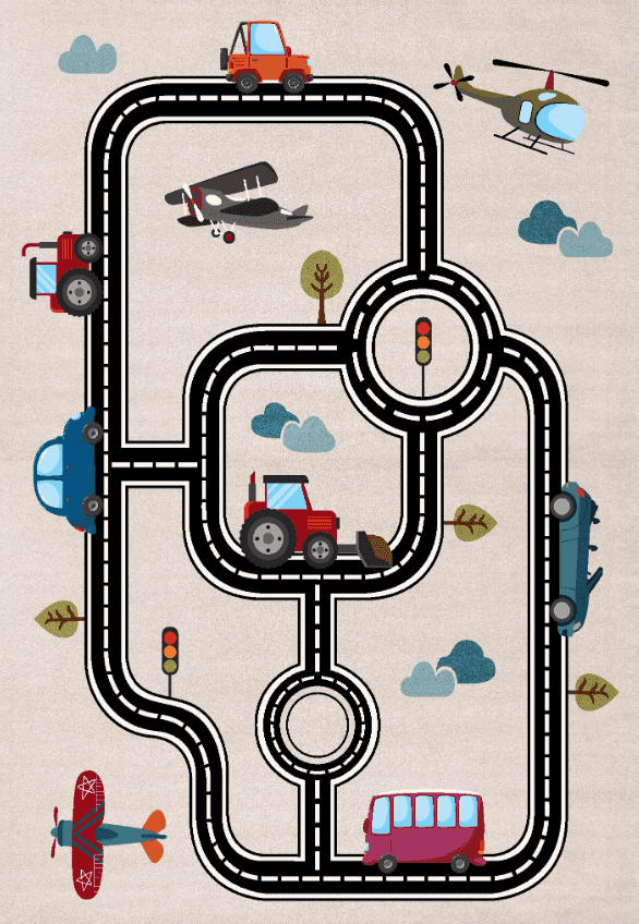Barneteppe - Playmat (multi) (Størrelse: 160 x 230 cm)