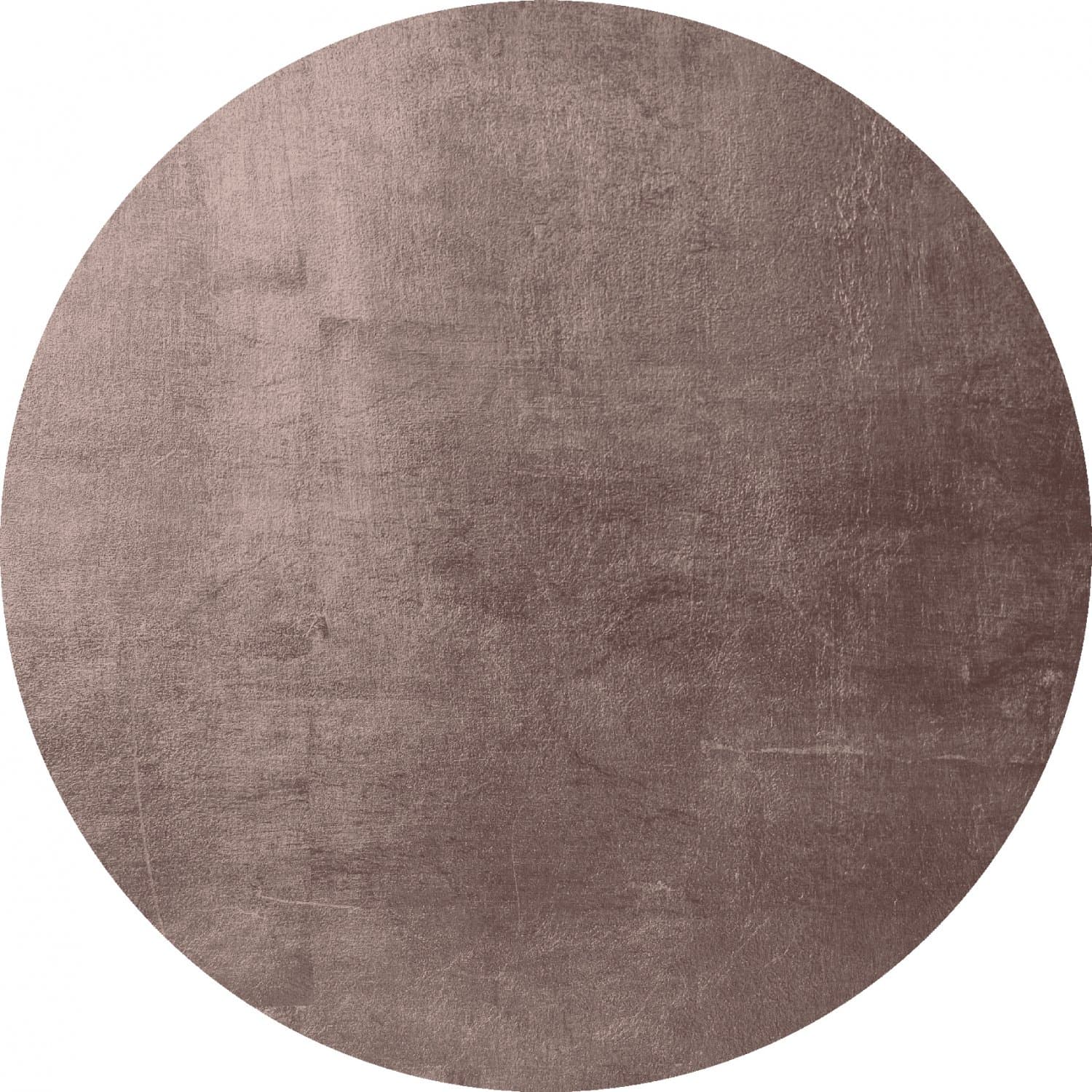 Rundt teppe - Artena (grå/brun) (Størrelse: Ø 160 cm)