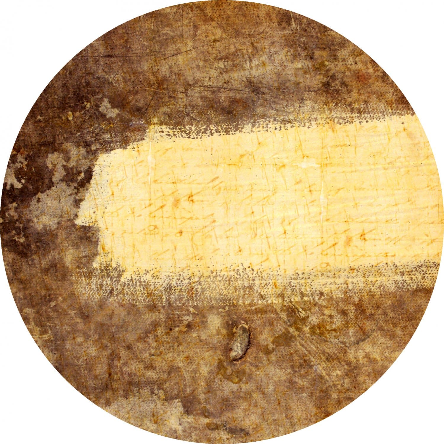 Rundt teppe - Agost (brun/beige) (Størrelse: Ø 160 cm)