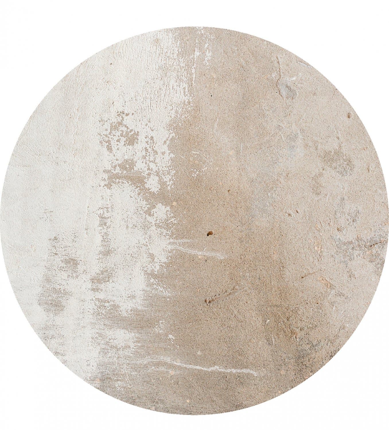 Rundt teppe - Bornos (grå/beige) (Størrelse: Ø 200 cm)
