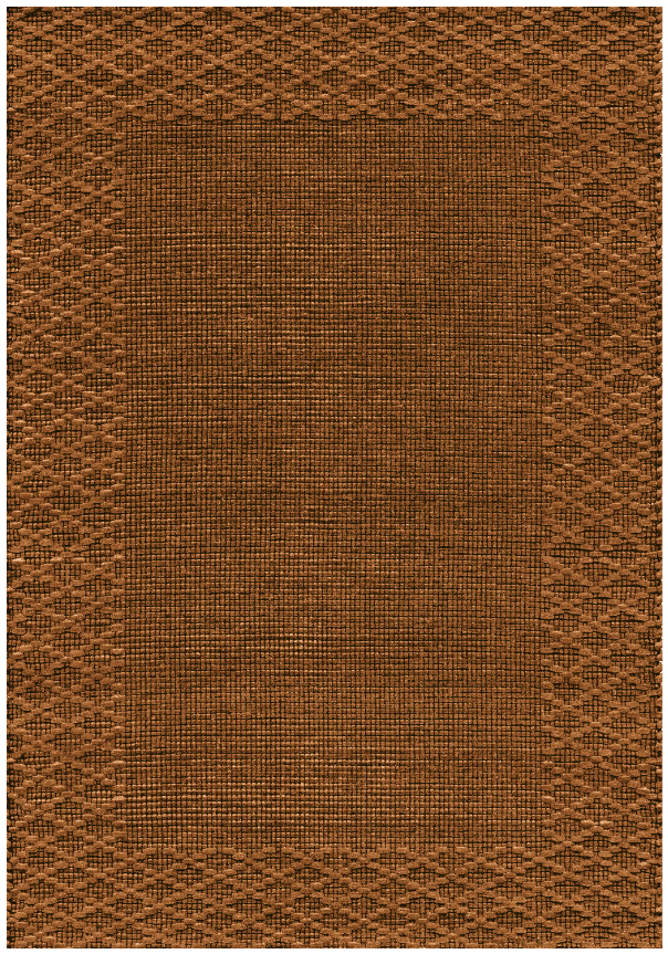 Wilton-teppe - Favone (brun) (Størrelse: 200 x 280 cm)