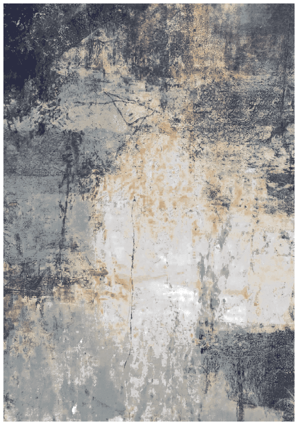Wilton-teppe - Melazzo (grå/multi) (Størrelse: 200 x 280 cm)