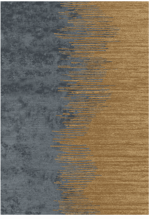 Wilton-teppe - Mileto (grå/gull) (Størrelse: 160 x 230 cm)