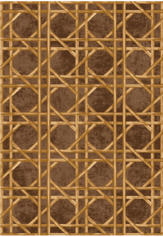 Wilton-teppe - Pachino (brun/gull) (Størrelse: 160 x 230 cm)