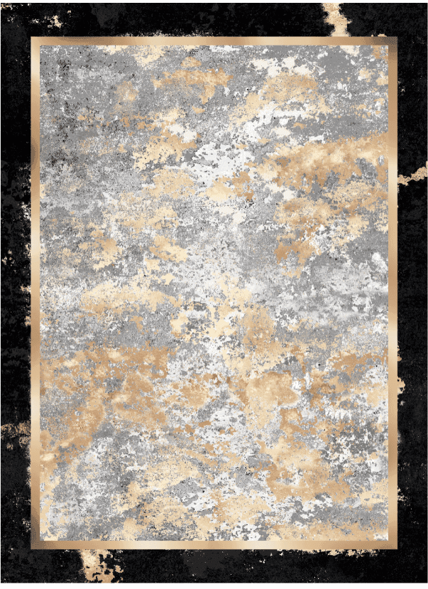 Wilton-teppe - Peri (svart/multi) (Størrelse: 160 x 230 cm)