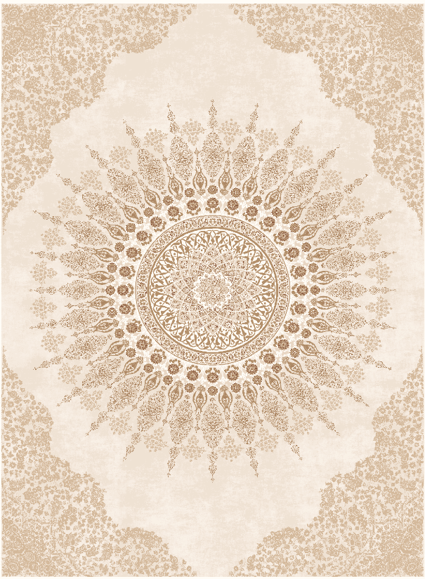 Wilton-teppe - Sandrigo (beige) (Størrelse: 160 x 230 cm)