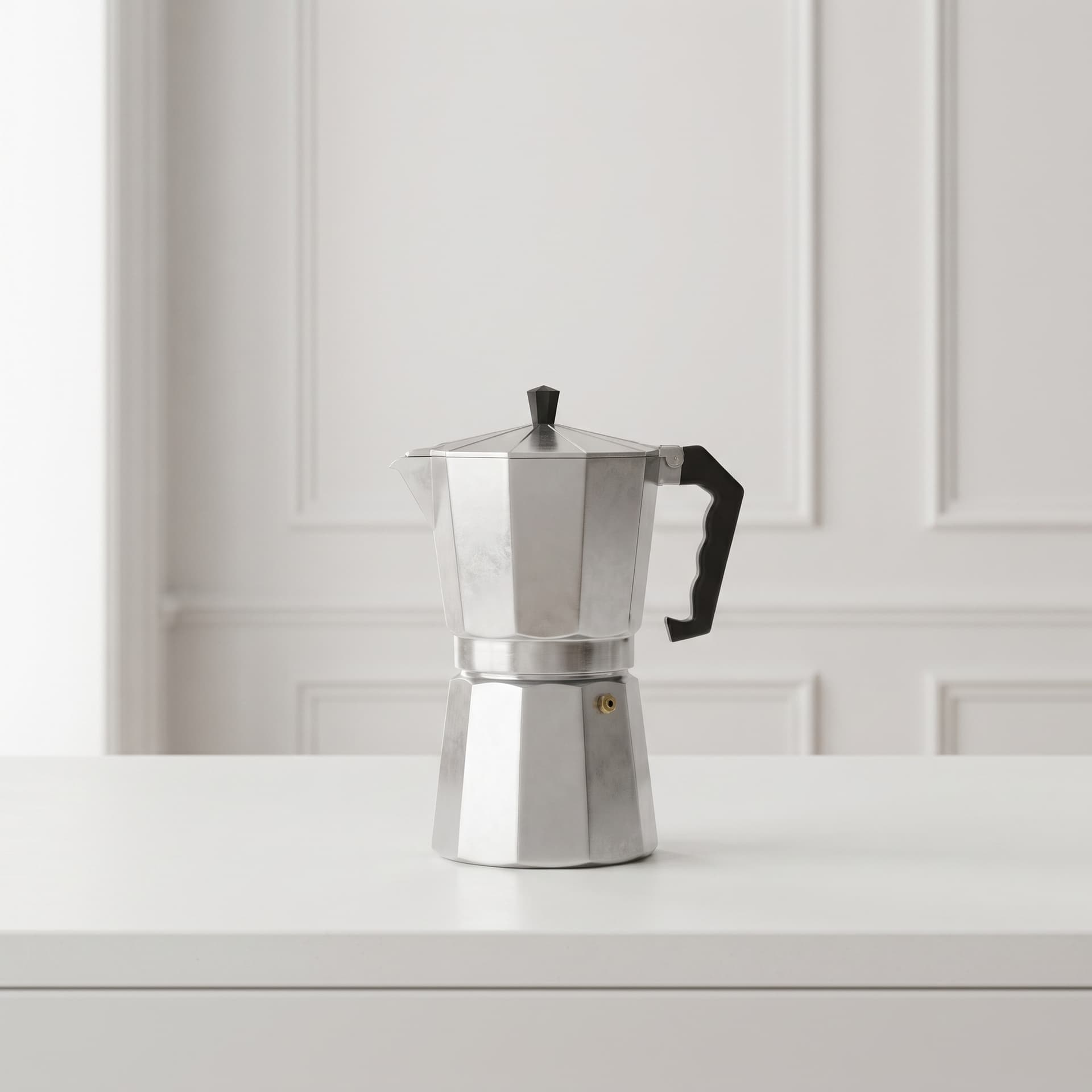 Bovari 12-koppers kaffekande i aluminium - 600 ml