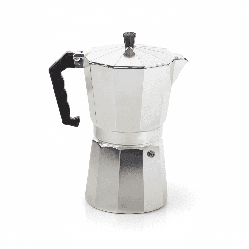 Bovari 6-koppers kaffekande i aluminium - 300 ml