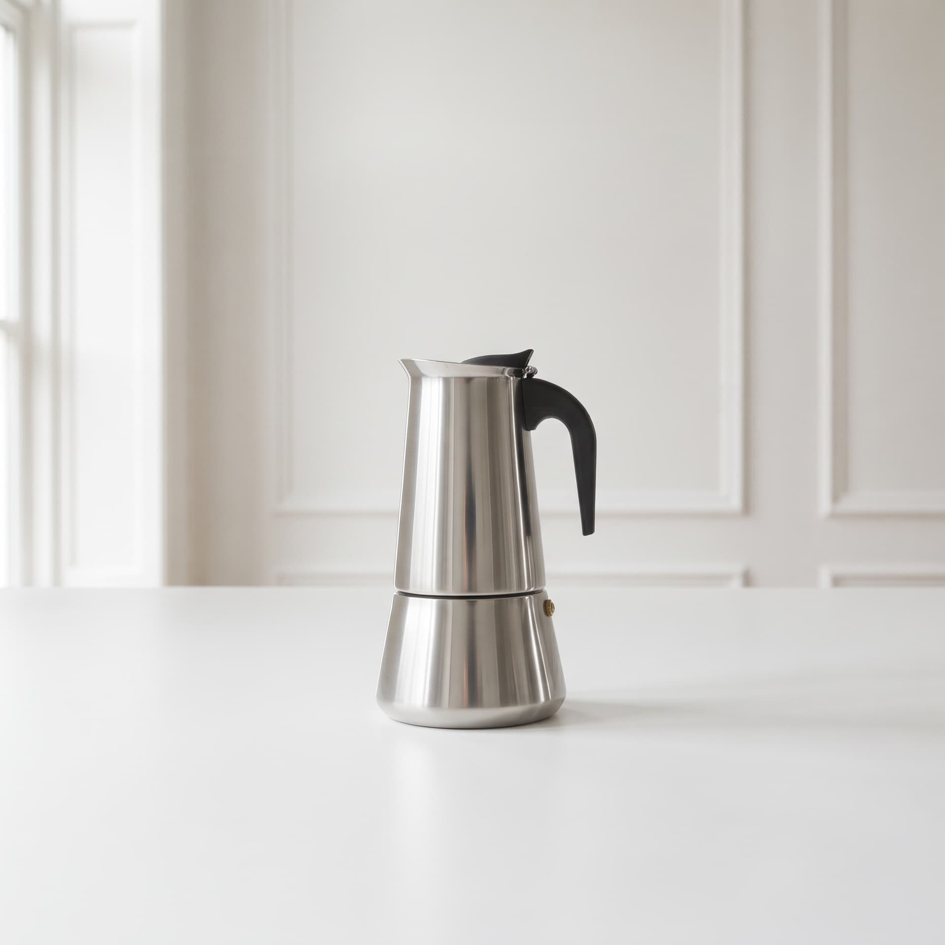 Bovari Italiensk Kaffekande i Rustfrit Stål | 9 Kopper (450 ml)