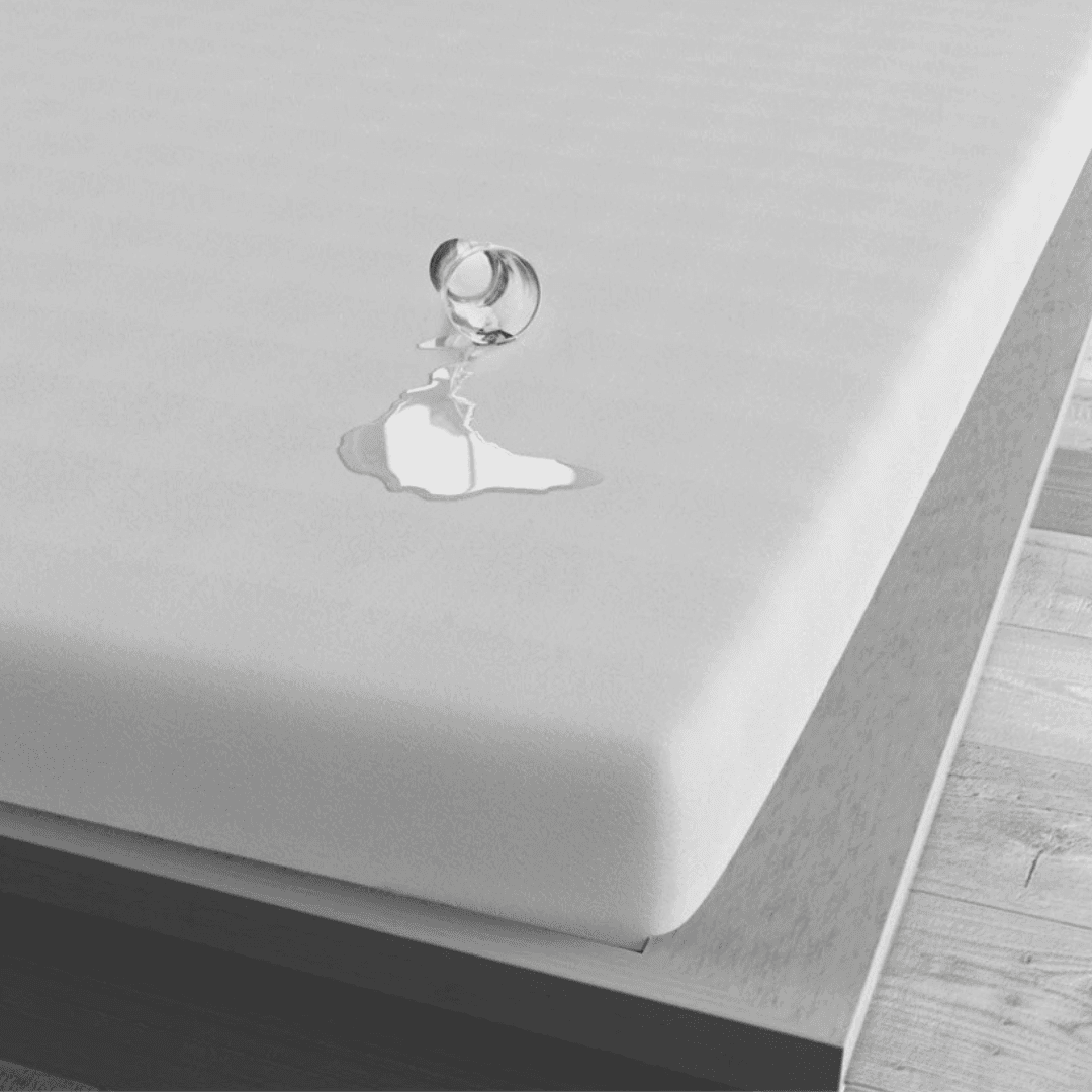 Vandtæt inkontinenslagen til topmadras – Hvid – 100% jersey bomuld – Åndbart & anti-allergisk - 160x220-cm