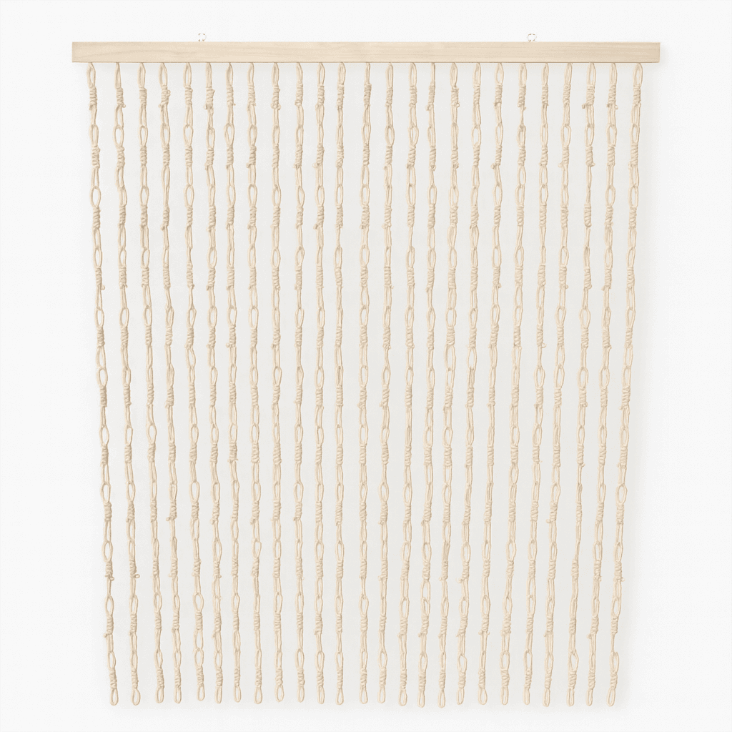 Majs forhæng til døren - Natur - 36 tråde - 90x200 cm