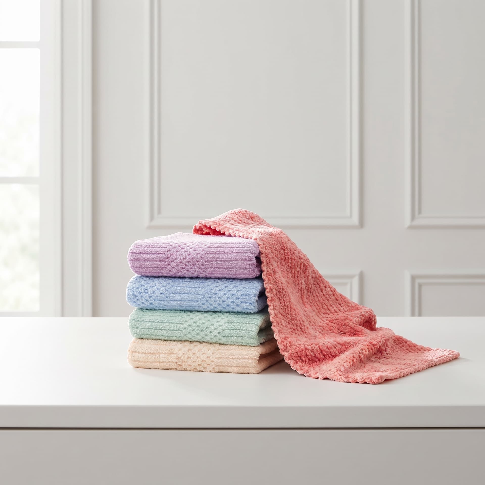 Microfiber klude - Sæt med 5 stk. - 30×30 cm