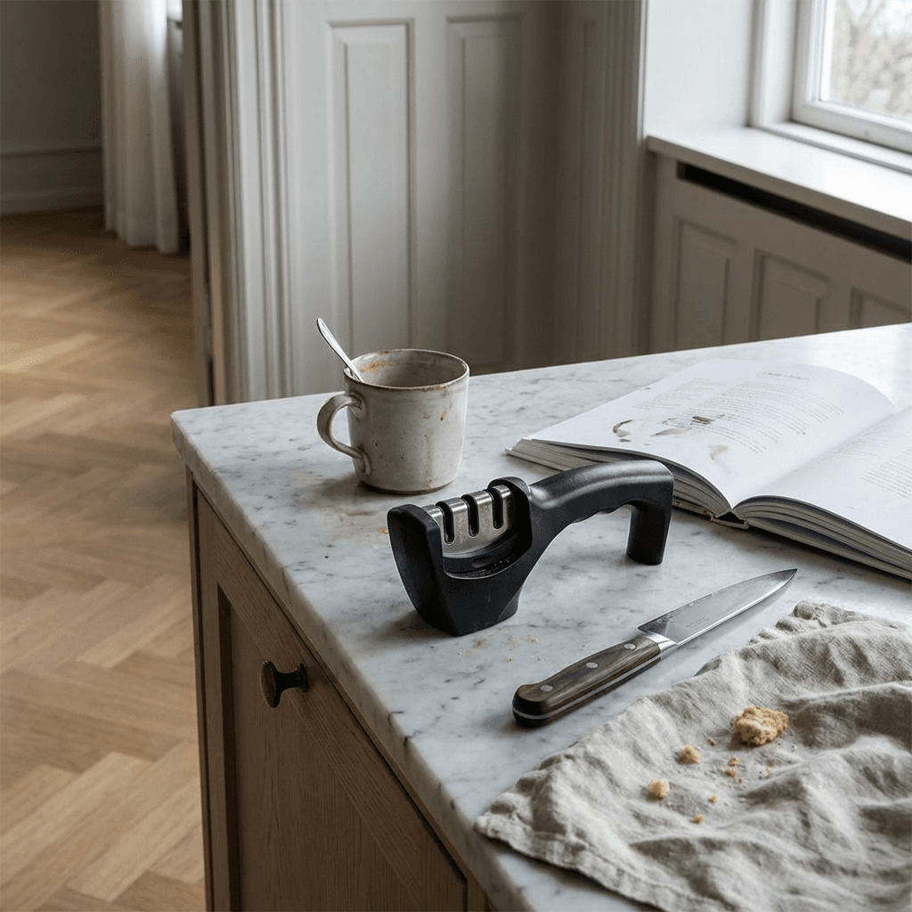 3-i-1 Knivsliber – Professionel knivsliber med 3 trin