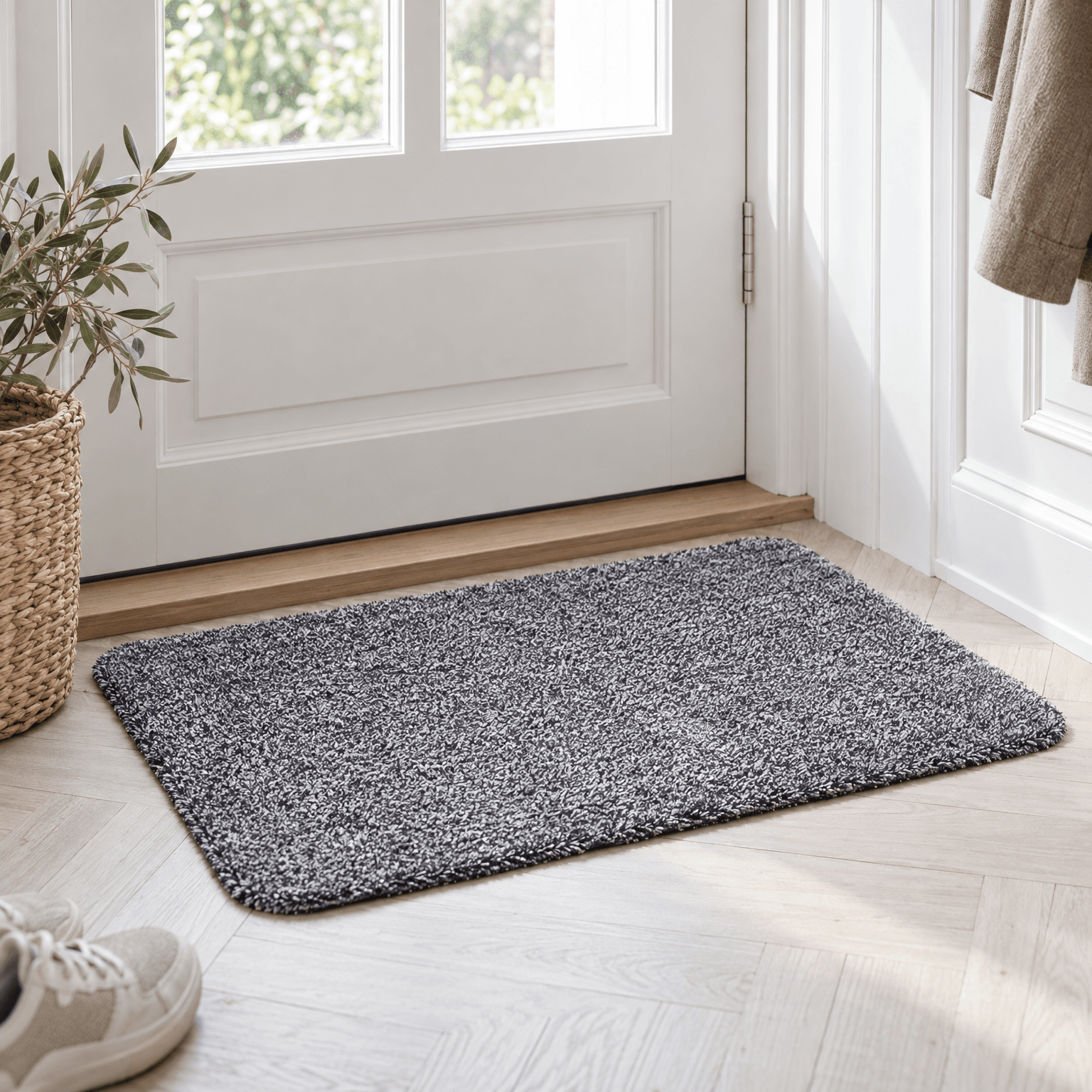 Absorberende dørmåtte med skridsikker bund - 70×46 cm