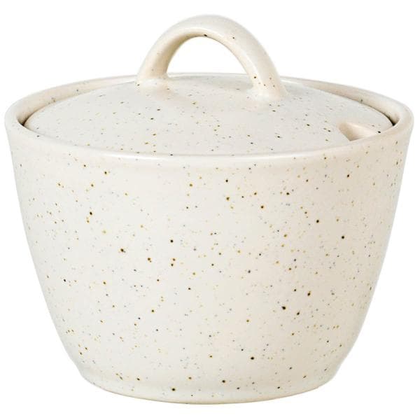 Broste Copenhagen - Nordic Vanilla sukkerskål m/lokk kremhvit