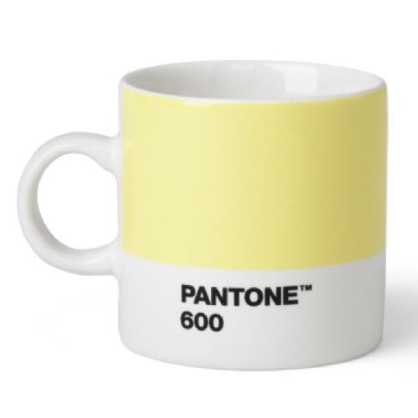 Copenhagen Design - PANTONE espressokopp med hank 12 cl lys gul