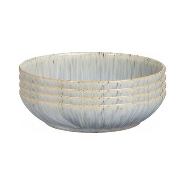 Denby - Halo Speckle pastatallerken 22 cm 4 stk