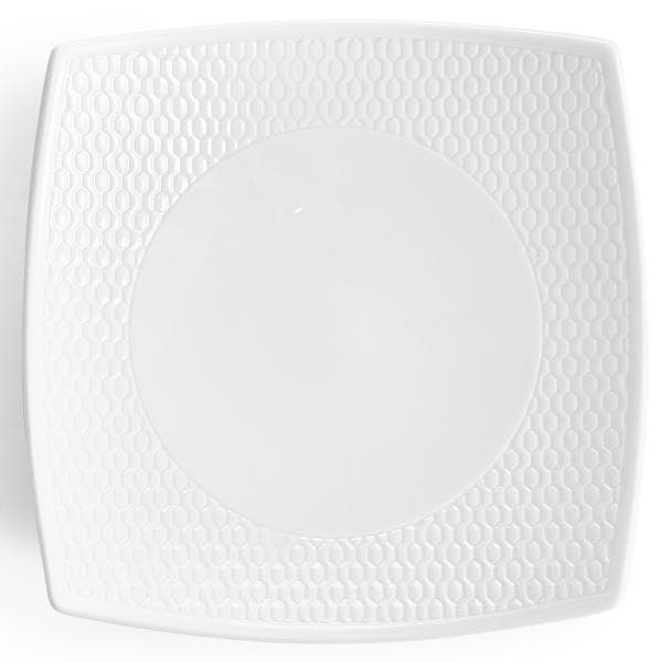 Wedgwood - Gio skulpturell skål 14x14 cm hvit