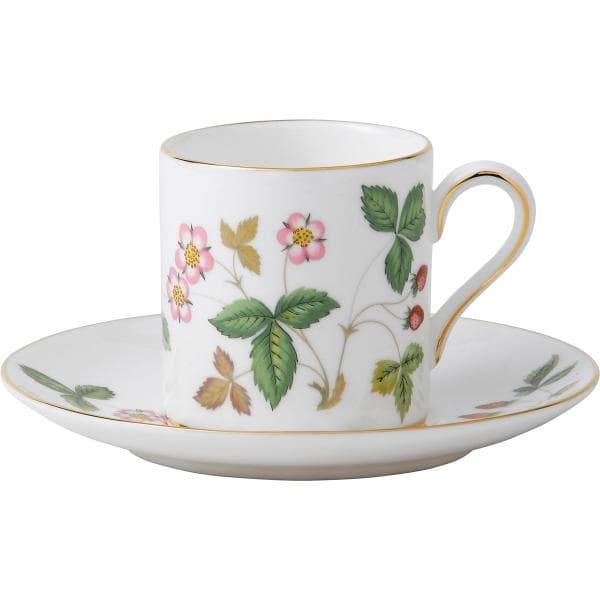 Wedgwood - Wild Strawberry kaffekopp & asjett
