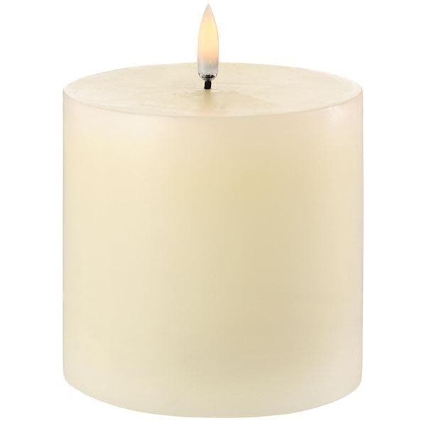 Uyuni Lighting - Søyle Stearinlys LED 10,1x10 cm Ivory