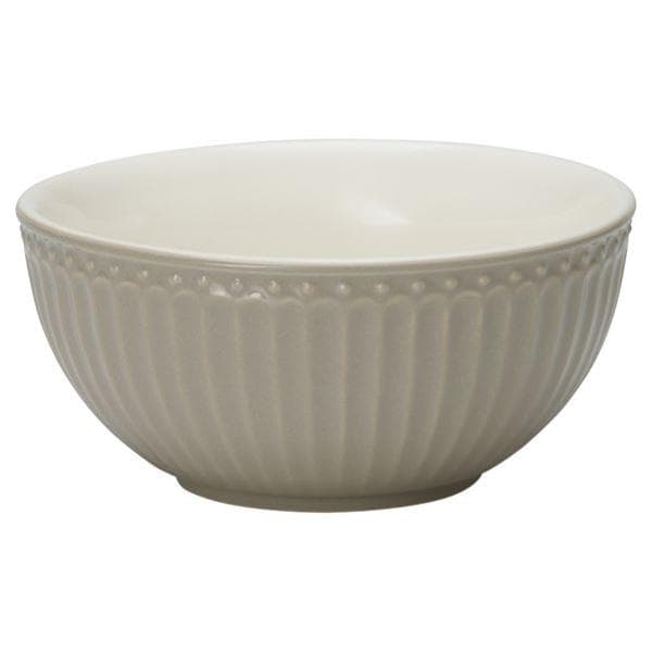 GreenGate - Everyday Alice skål 45 cl warm grey