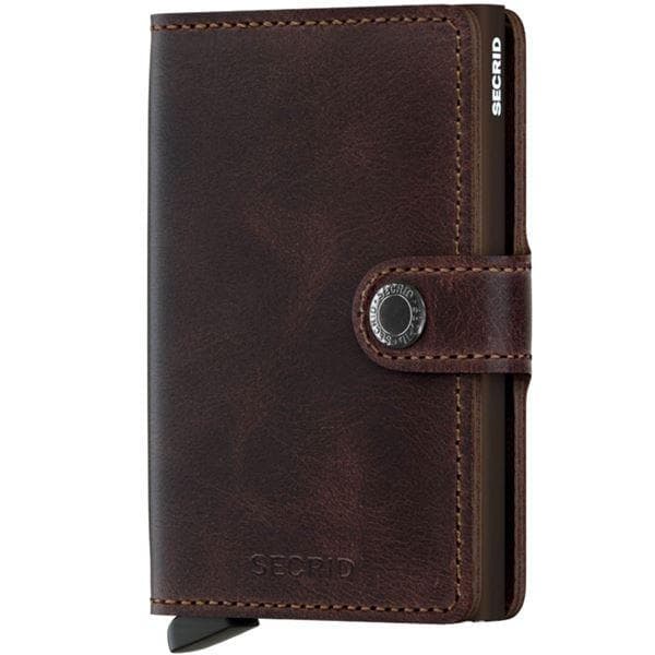 Secrid - Miniwallet lommebok m/kortholder chocolate