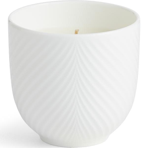 Wedgwood - White Folia duftlys 8 cm