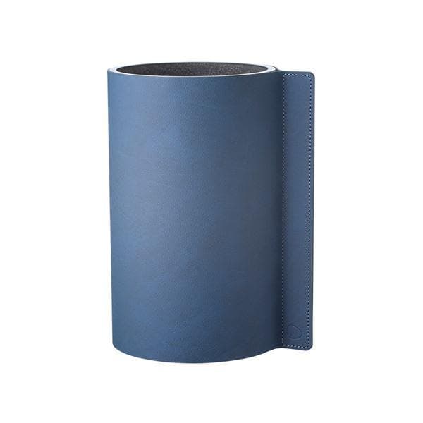 LIND DNA - Block Nupo vase S 7,5x15 cm midnight blue