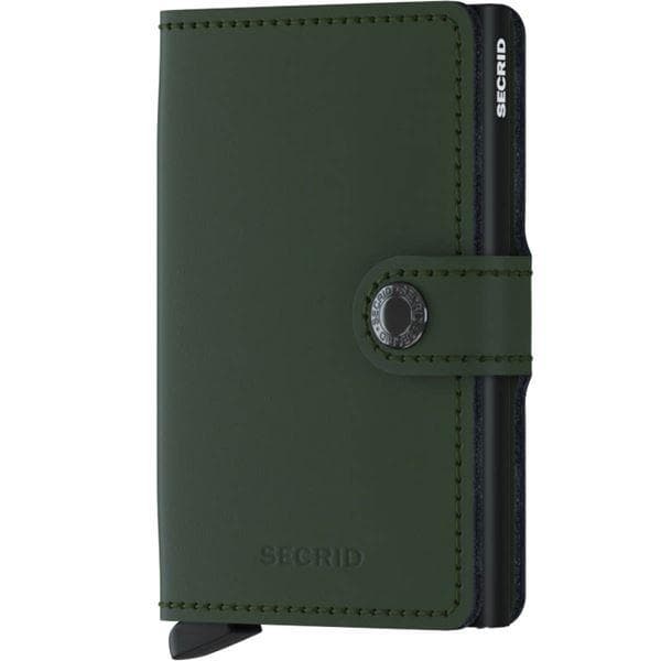 Secrid - Miniwallet lommebok m/kortholder grønn/svart