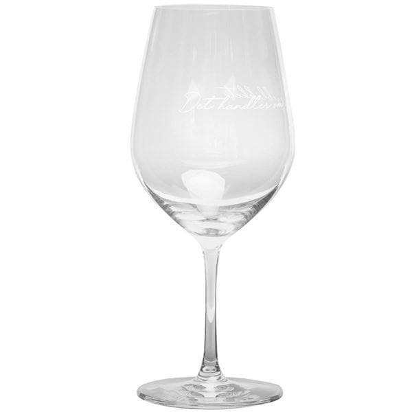 Lykketegning - Rødvinsglass 62 cl det handler om å nyte øyeblikket
