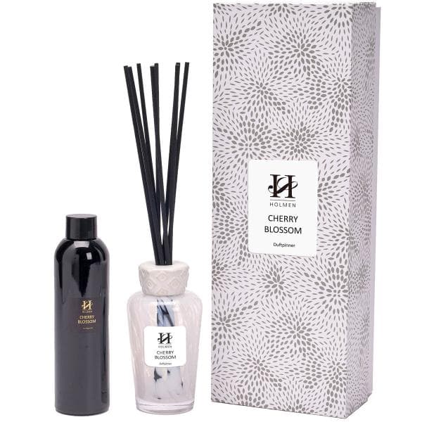 Holmen - Milano duftpinner kirsebærblomst 200 ml hvit