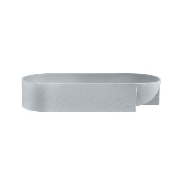 Iittala Kuru keramikskål 7,5x37 cm Lysegrå
