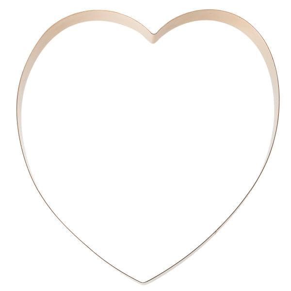 Modern House - bAYk pepperkakeform hjerte 18 cm kobber
