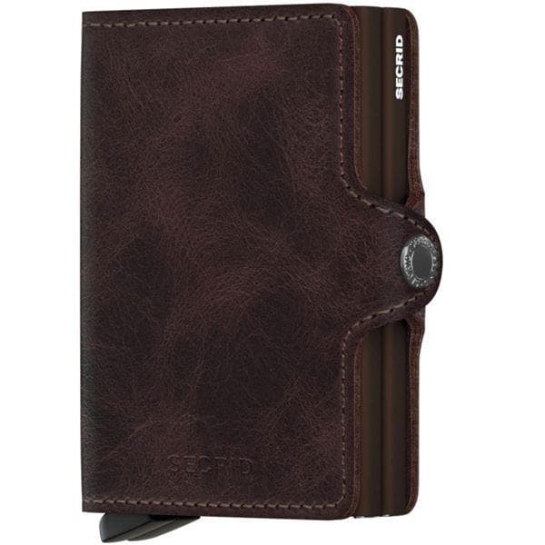 Secrid - Twinwallet lommebok m/kortholder brun